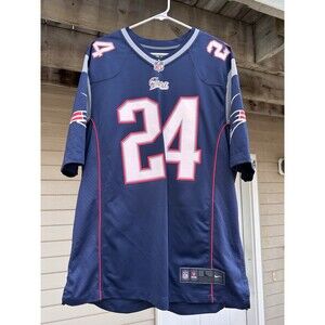 Nike Darrelle Revis New England Patriots Jersey Men’s L Rare Super Bowl 2014